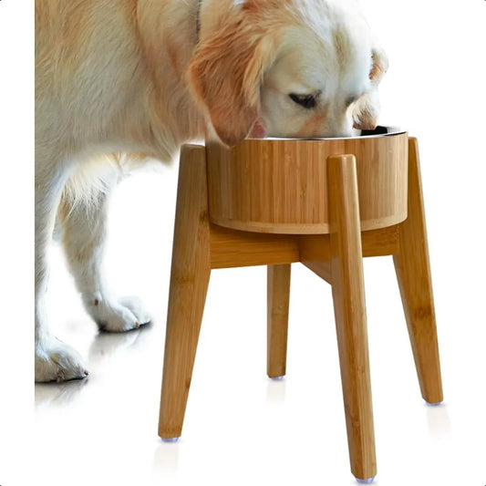 Hign-Concerned Stainless Steel Elevated Dog Bowls Raised Feeder