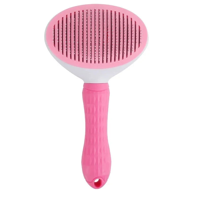 DIAMRI Self-Cleaning Pet Grooming Brush With Retractable Bristles