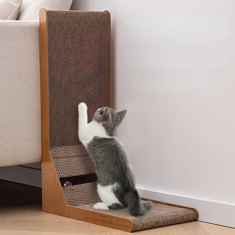 NONECN Cat Scratcher Detachable Wooden Scratching Post For Cats