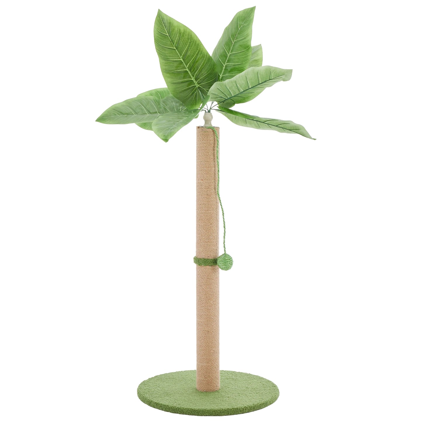 JHK Palm Tree Cat Scratching Post With Dangling Ball