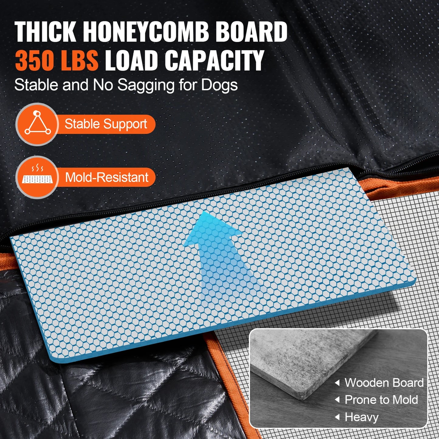 SucceBuy Back Seat Extender Dog Hammock Car Seat Cover