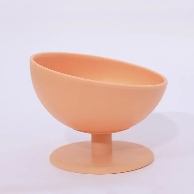Hign-concerned Cat Tilt Design Anti-Overturning Feeding Bowl