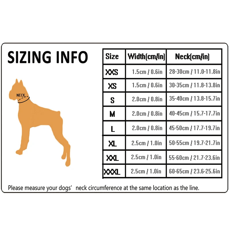 Winhyepet Nylon Dog Walking Collar Padded Comfort Breakaway