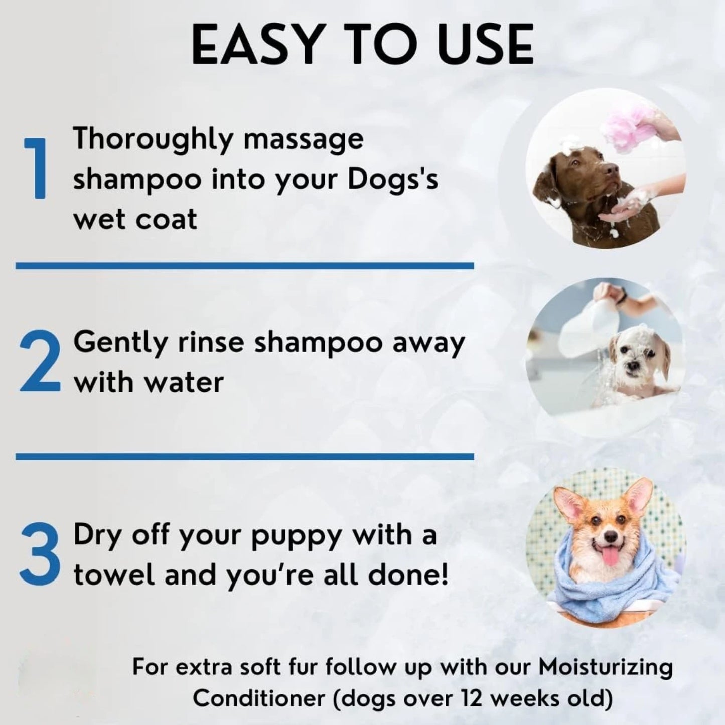 5 In 1 Dog Shampoo For Itchy And Sensitive Skin Relief