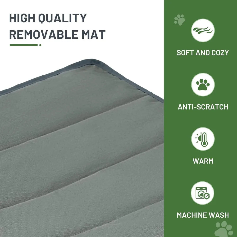 Elevated Dog Bed 3 In One Portable Foldable With Pad