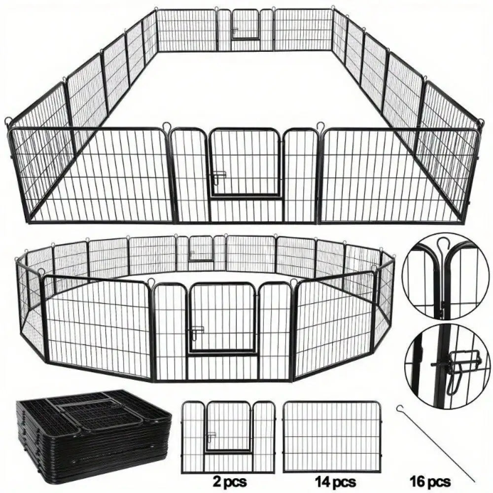 Hign-concerned Heavy Duty Metal Cage Crate Playpen For Pets