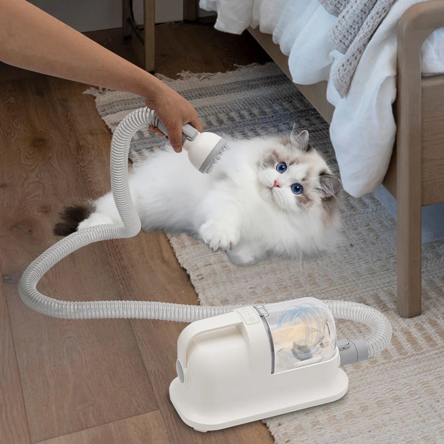 Three In One Pet Hair Grooming Tool With 11800Pa Suction