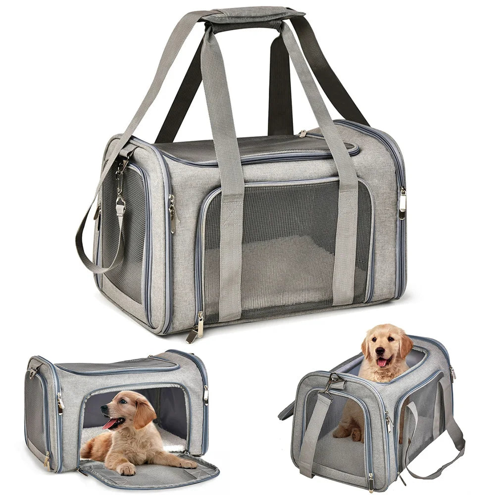 Soft Side Dog Carrier Backpack for Small Breeds Airline Approved