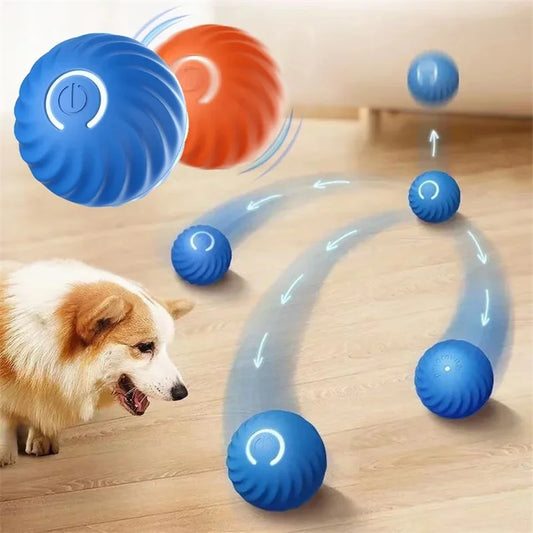 Interactive USB Pet Ball Toy for Dogs and Cats Automatic Moving Ball