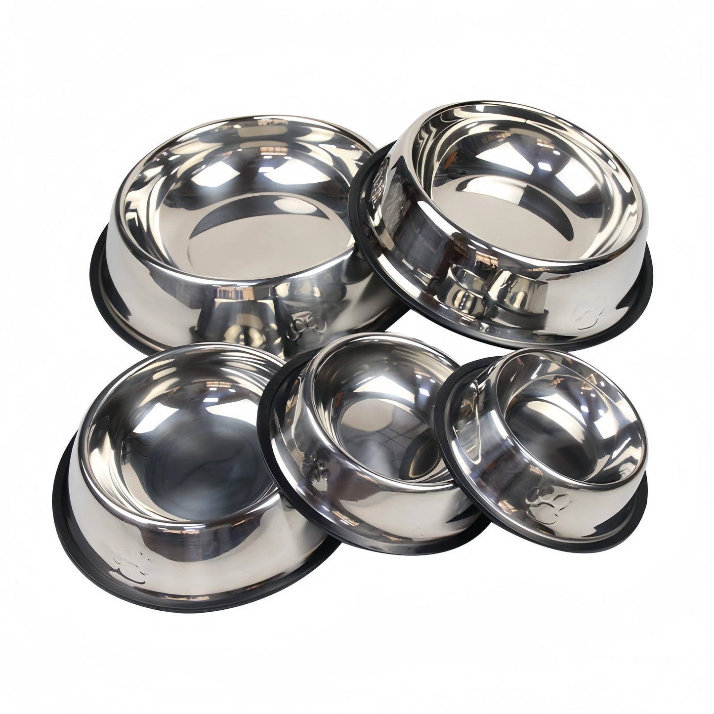 YTYIN Stainless Steel Pet Bowl for Dogs and Cats Durable