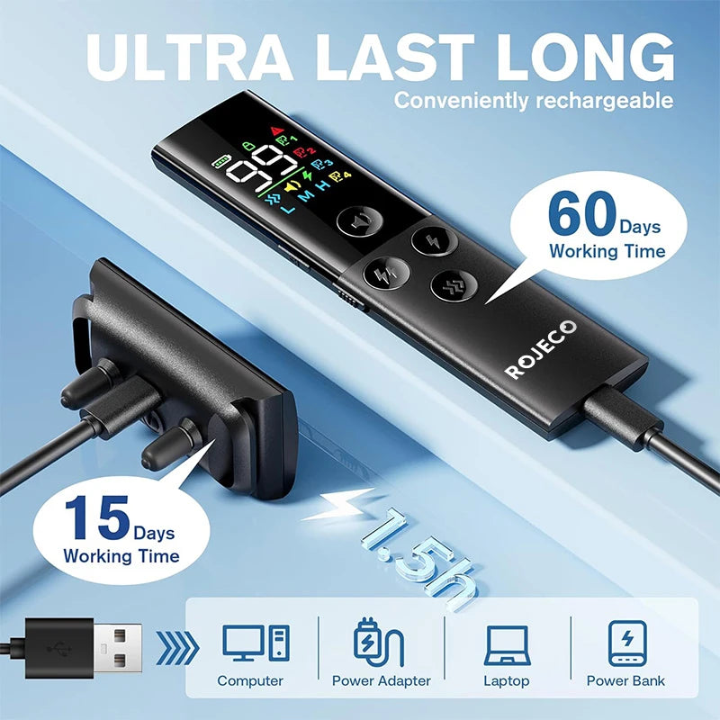 Dog Training Collar With Remote Control IP67 Waterproof 1600ft