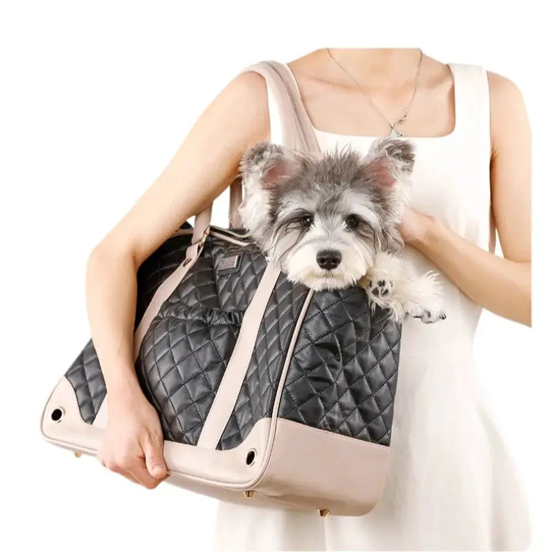 Leather Dog Carrier Backpack Breathable Pet Carrier by Furtastic Pet Essentials