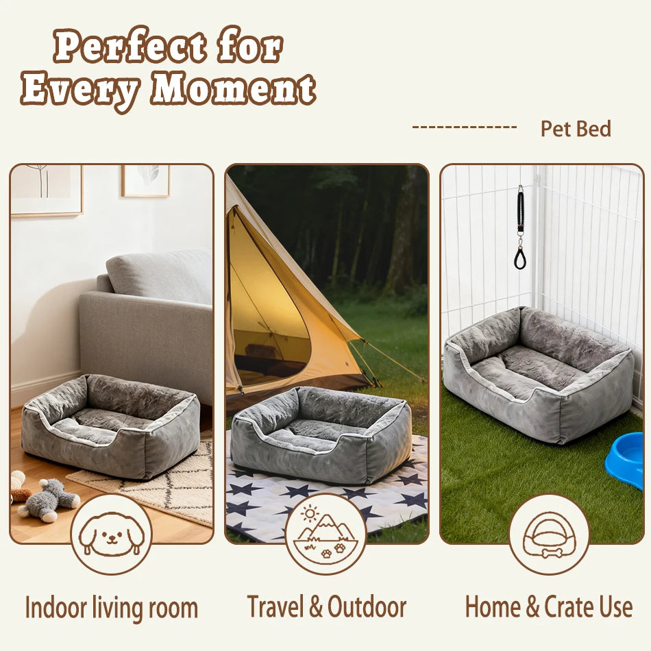 Comfortable cushioned bedding for dogs and cats
