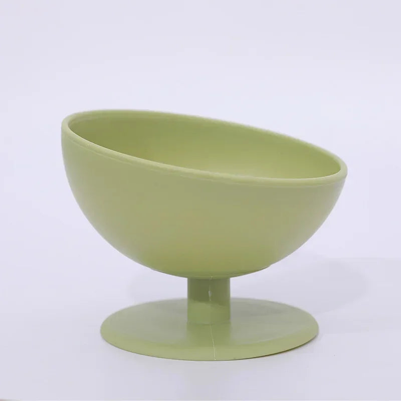 Hign-concerned Cat Tilt Design Anti-Overturning Feeding Bowl