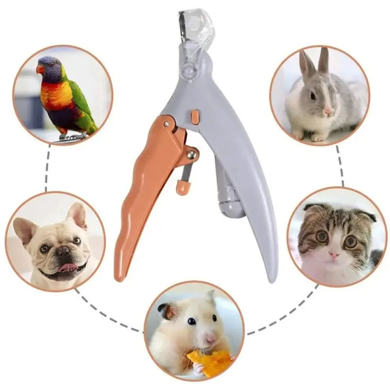 LED Light Pet Nail Clipper With Amplification For Pets