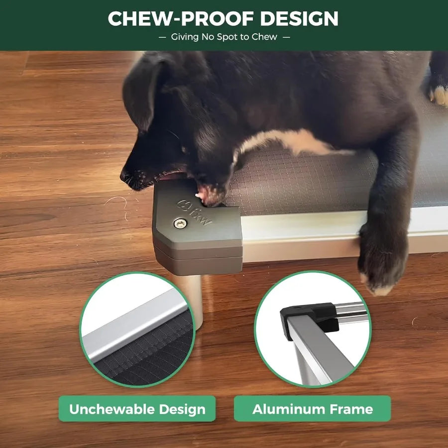TitanNest ChewProof Elevated Dog Bed for Indoor Outdoor Use